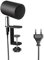 ledscom.de Klemmleuchte WAIKA, Schalter, schwarz matt, 1x GU10 max. 15W