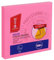 MEMOBE Haftnotizen Klebezettel – Sticky Notes – Haftnotizen Set – Selbstklebende Notizzettel – Postit Haftnotizen – Reusable Sticky Notes – Pastel Sticky Notes – 75x75mm 100 Karten - Neon Pink
