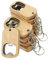 VILLFUL Lot de 10 tire-bouchons - - Porte-clés - Décapsuleur manuel - Décapsuleur manuel - Bol en bois - Ouvre-bouteille de bière - Boissons en bois