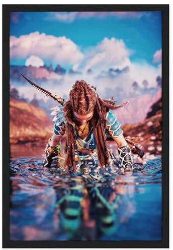 ENILSA Horizon Zero Dawn Cg ArtCanvas Poster, dekoratives Gemälde, Leinwand-Wandposter und Kunstdruck, modernes Familienschlafzimmer-Dekor-Poster, 20 x 30 cm