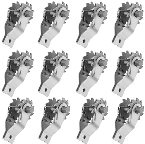 Electric Fence Wire Strainer, 24PCS Heavy Duty Inline Wire Tensioner, Wire Ratchet Tensioner for Electric Fence, Farm Fence