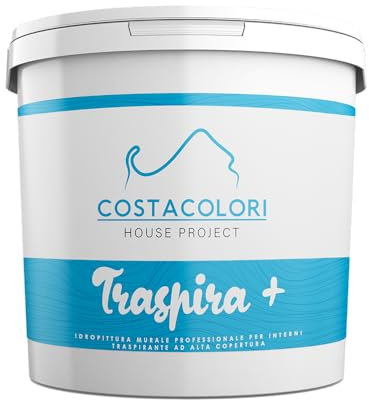 Pintura transpirable para interiores súper blanca, uso profesional, transpirable+ 14 l