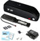 X-go 5 Pin Bici Elettriche Batteria 48V 15AH Bici Elettrica per 1000W 750W 600W 500W 300W Motore Elettrico per Bici, Kit Ebike con Caricabatterie Piastra di Sicurezza Viti