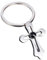 Personalized Photo Projection Keychain Custom Heart Photo Keyring Projection Keychain for Women Anniversary Memorial Gifts (cross silver-5,1PCS)