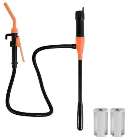Powered Battery Fuel Transfer Pump,2.4 GPM Battery Operated Transfer PumpPortable Power Battery Operated Liquid Transfer Pump,for Transporting Gas,Light Oil,Kerosene,Diesel Fuel