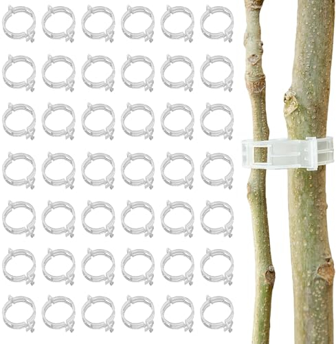 DADAPANGHU 200 Stück Pflanzenclips für Kletterpflanzen, Tomaten Rankhilfe Gurken, Pflanzenklammern, Tomatenhaken, Pflanzen Clips, Rankhilfen für Kletterpflanzen, Kunststoff Pflanzenstütze