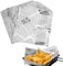 Backpapier Zeitungsoptik 22cm, 200 Blätter Deli Papierblätter, Sandwich Papier, Deli Papier Blätter, Brotpapier, Käsepapier, für Sandwich, Pommes Frites, Burger, 22 x 22 cm