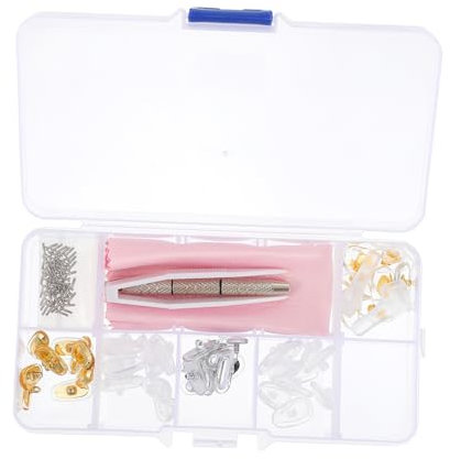 minkissy Glasses Repair Kit Silicone Nose Pads Eyewear Repair Accessories Comfortable