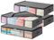 Lifewit 4 Stück Unterbettkommode Aufbewahrungstasche, Faltbare Unterbett Aufbewahrungsbox, Storage Boxes mit Deckel, Unterbett Aufbewahrung für Kleider Unterbett Kleiderschrank, 65L Grau