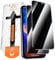 QUESPLE 2 Stück Panzerglas Sichtschutz für iPhone 11 Pro/XS/X, [Auto-Installation] Anti-Spähen Full Screen Privatsphäre Schutzfolie, Frei von Kratzern, 9H Härte Gehärtetem Glas Displayschutzfolie
