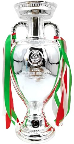 YYDSTES Replica del Trofeo dei Campioni della Coppa Europa in Resina Trofeo di Calcio di qualità Ideale Come Souvenir per Tifosi Perfetto per Casa Ufficio Club O Decorazioni A Tema E Collezioni,26cm