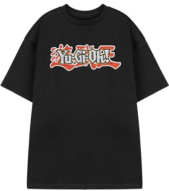 Vanilla Underground Yu-Gi-Oh! Mens Black Short Sleeved T-Shirt | Logo Graphic Tee for Adults | Yu Gi Oh Merchandise | Anime Manga Clothing for Fans | Novelty Gaming Apparel Gift for Him