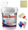 Louis Forest Epoxy Revêtement de sol haute brillance effet marbre Peinture époxy imperméable à base d'eau Peinture de sol de garage Peinture pour sol béton Jaune citron 0,5 kg