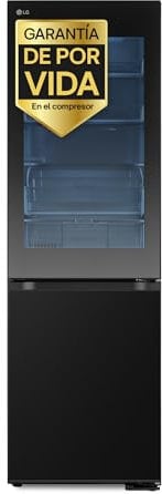 LG GBG5160CEV - Frigorífico Combi Instaview Door Cooling+, 1.86m, Clasificación C, Capacidad 352L, Acero Negro Grafito