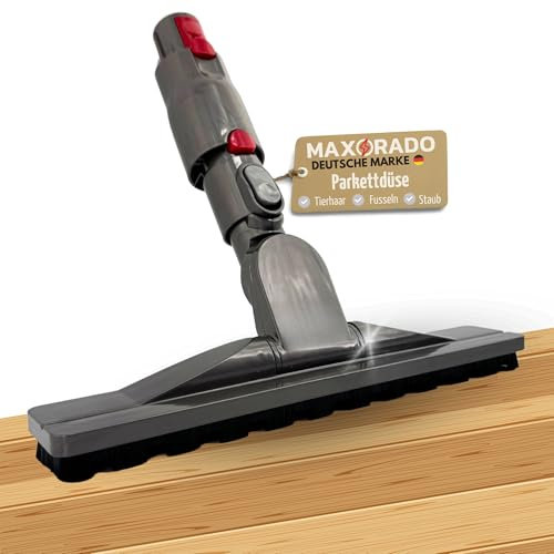 Maxorado Brosse de parquet pour Dyson V10 V12 Slim - Brosse pour sols durs - Brosse pour parquet - Brosse de sol - Brosse pour sols durs - Embout pied
