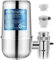 LIXSAZSE Di acqua potabile Filtro per l'acqua del rubinetto della cucina Filtri per l'acqua del rubinetto in metallo multifunzionali e sicuri Filtro per l'acqua a 8 strati
