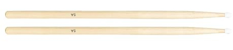 2 Stück Übungs Drumstick Schläger, Zungen Drumstick Schläger, Holzgriff Trommel für Rock und Fusionsmusik Haltbarkeits Drumsticks