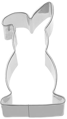 Birkmann 1010691810 formina per biscotti a forma di coniglio, in plastica, grigio, 8,5 cm