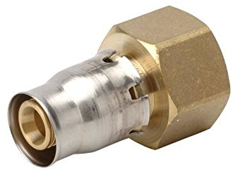 DIPRA - Raccord multicouche automatique droit FEMELLE FIXE D16 15/21 - raccord plomberie multicouche