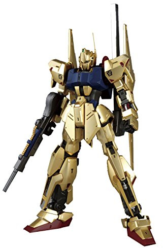Bandai Hobby MG 1/100 Hyaku-Shiki Version 2.0 Zeta Gundam Model Kit, Black, Medium