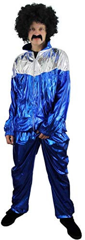 I Love Fancy Dress ILFD4506L Men's 80's Shell Suit Costumes (Large)