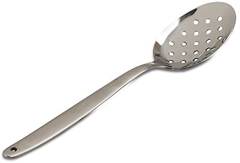 JB Prince Gray Kunz Perforated Spoon - Small