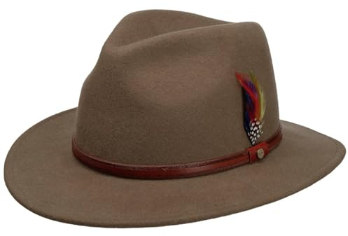 Stetson Rantoul Traveller Hut Outdoor Wollfilz Asahi Guard Damen Herren Sommer Winter