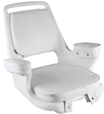 Wise Unisex-Erwachsene Deluxe-Serie Pontoon Boat Kissen-Set Offshore Bootssitz, Weiss/opulenter Garten