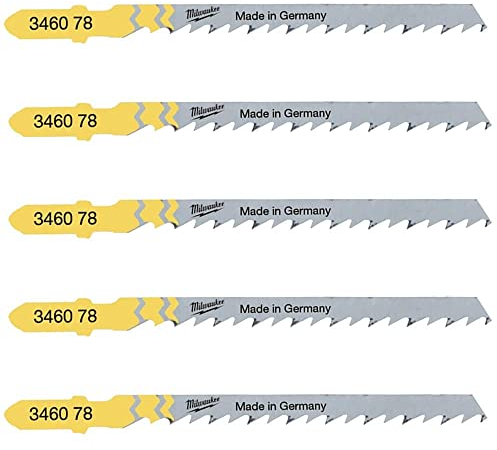 Milwaukee 4002395312375 Lame Scie Sauteuse Bois, Multicolore
