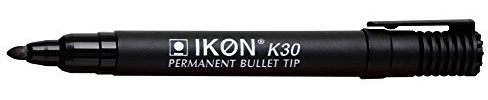 Hainenko Value Bullet Tip Permanent Marker - Black