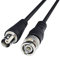 CABLEPELADO Cavo prolunga BNC RG 59 | BNC maschio a BNC femmina | Impedenza 75 ohm | Adatto per la trasmissione di segnali video, CCTV e audio ad alta frequenza | Nero | 1 metro