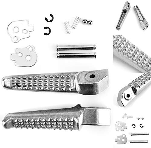 Artudatech Repose-pieds, Arrière Metal Pédale Moto Passager Repose Pied Footrest Footpeg pour H-O-N-D-A CBR600F CBR900RR CBR929 CBR954 CB400 CB400SF