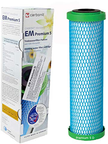 Prime Inventions Wasserfilter EM Premium 5 D höherer Durchfluss für Sanuno Vario-HP Duo