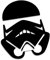 Decus Star Wars Stormtrooper XXL 0150 (schwarz) // Sticker OEM JDM Style Aufkleber