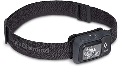 Black Diamond COSMO 350 Stirnlampe – Leistungsstarke LED-Stirnlampe mit Rotlicht für Outdoor & Sport