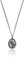 Made by Nami Herren Surfer Halskette mit Anhänger - 60 cm Herren Silber-Kette Edelstahl 925 Silber - Handmade Glieder-Kette - Männer-Kette - Geschenk Geburtstag für Ihn (Silver Palm)