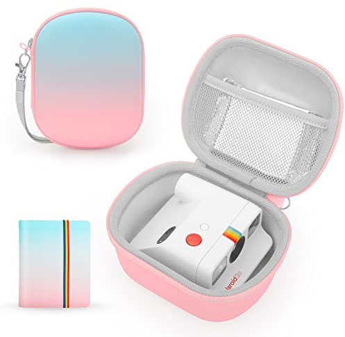 Yinke Camera case for Polaroid Go 9035/9071/9070 Instant Mini Camera, Hard Organizer Portable Carry Travel Cover Storage Bag (Gradient)