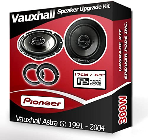 Astra G Speaker upgrade Front Door Pioneer car speakers 6.5 17cm 300W