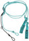 Sonew Stretch Strap, Yoga Elastic Band, Woven Yoga Rope Stretching Strap for Back Scoliosis Herniated Discs (6mm)