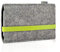 stilbag Fairphone 4 Handyhülle aus Merinowolle Leon' | Smartphone-Tasche aus Filz | Handytasche Made in Germany (Lime - Hellgrau)