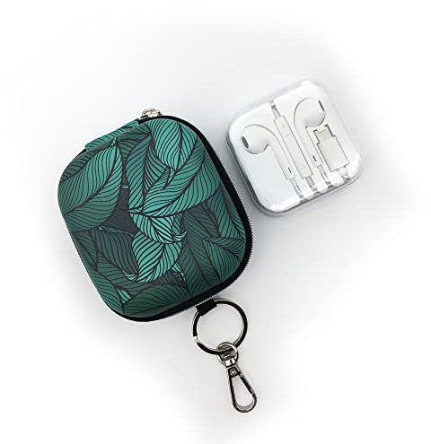 Belyo Pack de Audio, Auriculares con Funda para Auriculares - Estuche con Cierre para Cascos - Cubierta Dura Universal para audífonos Tipo c