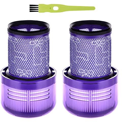 V12 Filter für Dyson V12 Detect Slim Absolute Extra Staubsauger, Ersatzfilter für Dyson V12 Slim Motorhead Complete Ersatzteile Zubehör 971517-01, 2 Stück