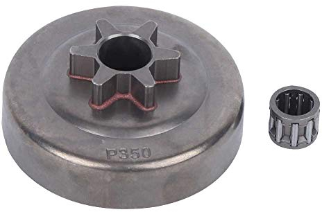 3/8 Zoll Kupplungstrommel Kettenrad Felge Ersatzteile 6T Kupplungstrommel Lagersatz Passend für Partner 350 351 352 370 370 371 390 420 Kettensäge