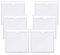 Deolven Porta di Libretto Assicurazione Auto, 6 PCS Trasparente Tasca Autoadesiva per Carte, per Adesivo Telepass Auto e Permesso di Parcheggio, Porta di Adesivi per Auto Parabrezza 10,5x10,5cm
