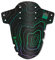 Riesel Design Mudguard Criss:Cross Fahrrad Schutzblech vorn inkl. Kabelbinder/Fahrrad Spritzschutz für Cyclo Cross und Gravel Bike/Schutzblech vorne für Gabel - höhenlinien