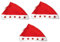 Toyvian Elektronik Weihnachtsmütze 3er Pack Vlies Party Kopfschmuck Stern Für Erwachsene