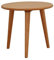 Side Table Eiche / Kirsche Massivholz Kleiner runder Tisch, Sofa-Beistelltisch, Durchmesser 50cm, modern und einfaches Freizeit Wohnzimmer Balkon Couchtisch, Side Table ( Color : Cherry wood , Size :