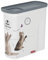 Curver PetLife Futter-Container 2 kg Trockenfutterbehälter für Katzen Vorratsbehälter für Tiernahrung 20,5 x 8,6 x 19,40 cm