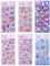 SUMKTO 1 Stück Bunny Cartoon Aufkleber, 3D niedliches Kaninchen-Aufkleber mit Duft, perfekt für Tagebuch, Scrap Booking