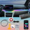 Kwoxet Auto LED Innenbeleuchtung, 5V-USB-Anschluss,APP-Steuerung LED-Lichter für Auto Szenenoptionen und 20 Millionen Farben,Auto Sachen Gadgets für Deko